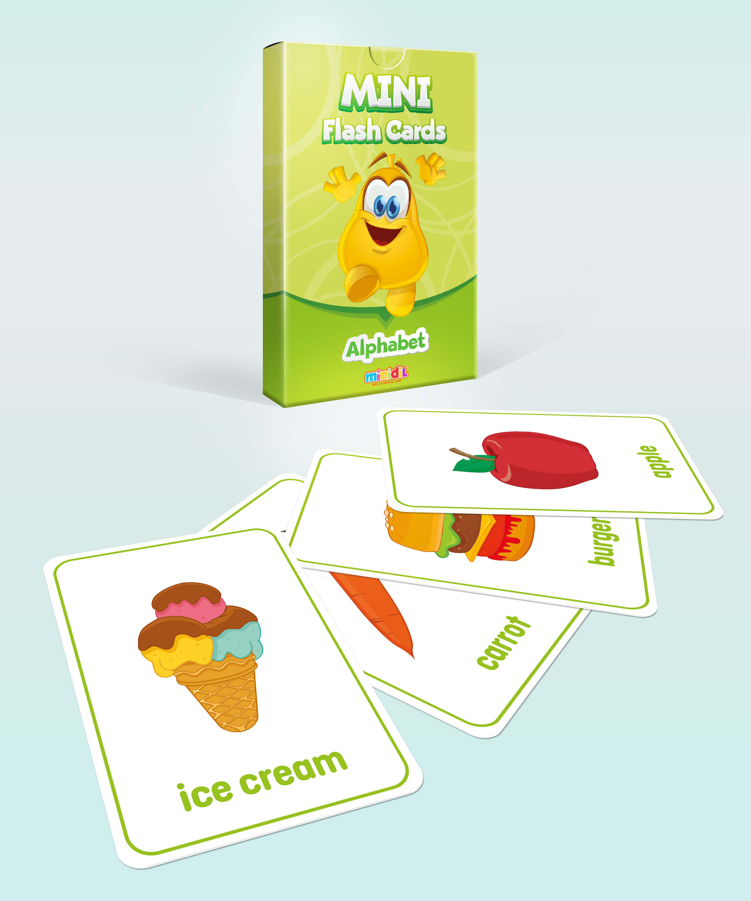 Mini Flash Cards-Foods
