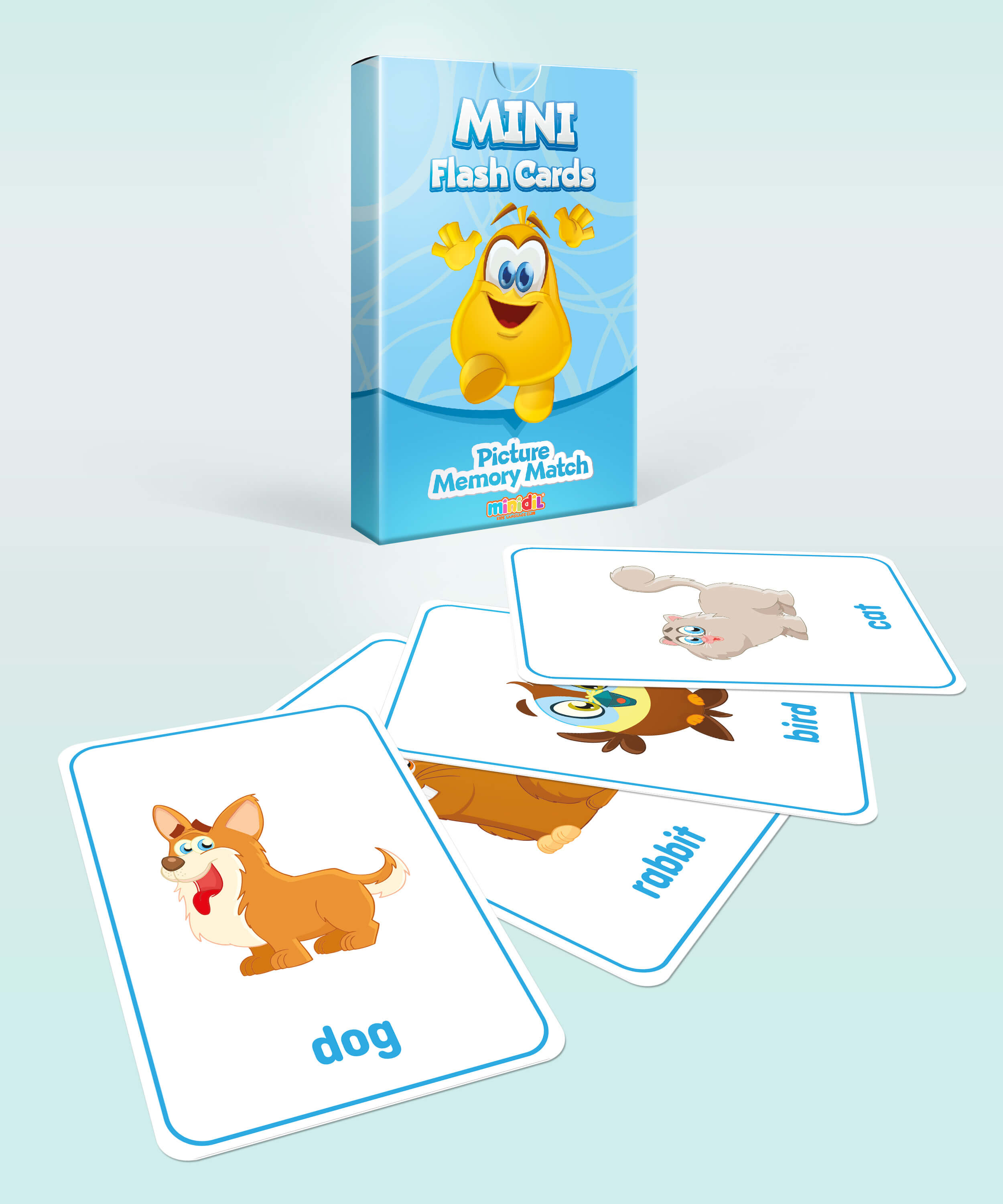 Mini Flash Cards-Animals